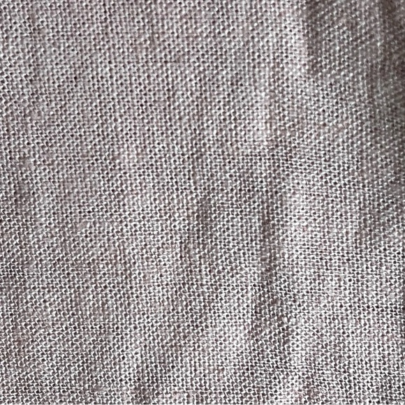 ASOS pink High Rise Linen Short Ruffle Hem Coquette Preppy Beach Coastal US 6 - Picture 8 of 8